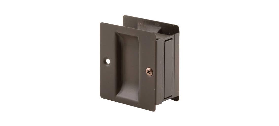 Prime-Line N 7080 Solid Brass, Antique Brass Finish, Pocket Door Combination Pull (Single Pack) — Amazon image 2