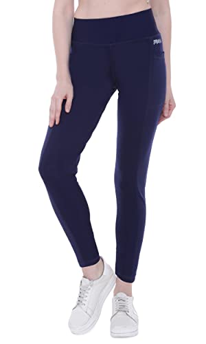 Image of TRASA Active Yoga Pants for Womens Gym High Waist with 3 Pockets, Tummy Control, Workout Pants 4 Way Stretch Yoga Leggings, Sizes - M,L,XL,2XL,3XL
