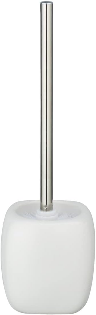 Wenko Faro 20023100 Toilet Brush and Holder Ceramic Diameter 12 x 40 cm White