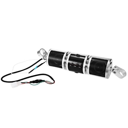 Parlante Manillar para Motocicleta Audio FM Radio Ajustable