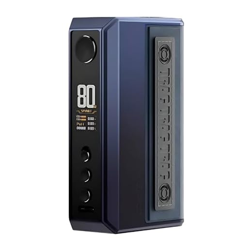 VOOPOO Drag 5 Box Mod - [Requires 2 x 18650 Battery - Sold Separately] 177w Output, MTL and DTL Vaping, Multiple Modes, Threaded 510 Connection, Type-C Fast Charging, No Nicotine (Gradient Blue)
