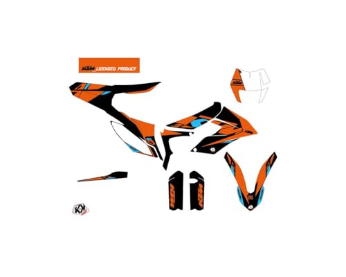 Kit deco KTM 350 Freeride Orange reflex vinyle épais haute qualité