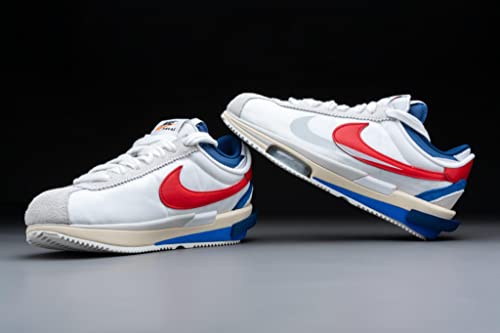 Nike Nike Mens Cortez 4.0 DQ0581 100 Sacai - White/Red/Blue - Size 12