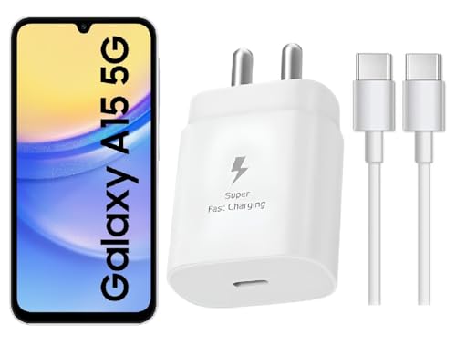 Image of Original 25Watt Charger Compatible for Samsung M62 / M51 / M13 / M23 / M33 / M54 /M31 Prime / M12 / M32 / M42 / M52 / M33 / M54 / M31s /M01 / M11 / M21 / M31 / M32 5G / M22 5G-White