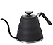 Hario Bouno VBK-120-MB V60 - Hervidor de café con cuello de cisne (1,2 L/1200 ml), color negro