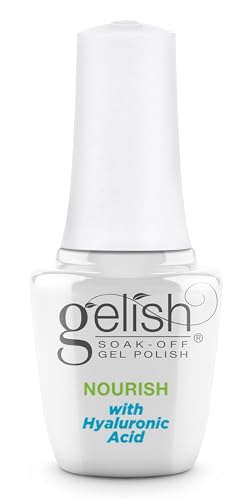 Gelish Nourish Cuticle Oil with Hyaluronic Acid – Hydrating & Strengthening Cuticle Care, Promotes Healthy Nails, Lightweight Formula, Professional Nail Treatment (9mL)