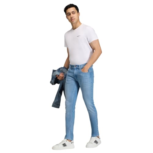 Image of Pepe Jeans Men's Jeans | Slim Fit | Mid Rise | Stretchable