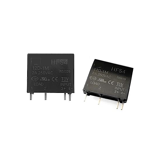 Relais HFS4 12D-1M miniature 12V CC à faible consommation et 4 broches