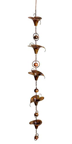 Ancient Graffiti Calla Lilies Decorative Hanging Chain