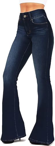Image of Flare Jeans for Women Women's Bootcut Bell Bottom Jeans High Waisted Stretch Slimming Pants