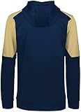 Augusta Sportswear Youth Blue CHIP Hoodie, Navy/Vegas Gold, M
