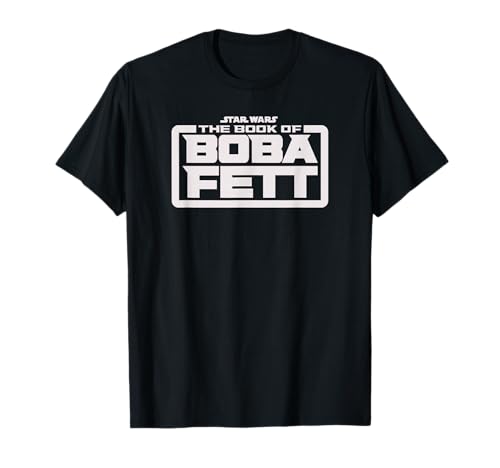 T-Shirt Star Wars The Book Of Boba Fett Logo V-3 idée cadeau pour anniversaire de geek