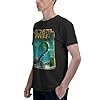 Men's Rock Band T-Shirts Cotton Short Sleeve Tees Cool Shirts for Summer Outdoor Activities Black XL #3