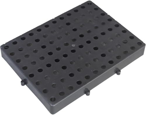 WaiDXn Palets de plástico Palets Ligeros Palets de HDPE no palets for almacenes, trasteros y Otros entornos industriales(Nero,40x30x5cm)
