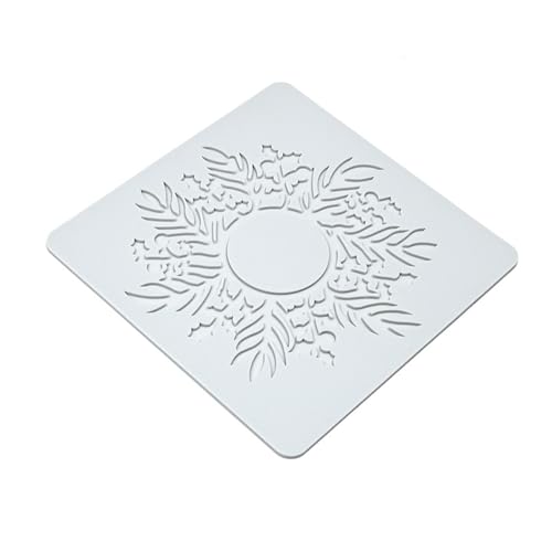 Zkhxhtg bakeware sets Christmas Cake Decors Christmas Lace Mats Silicone Lace Molds Silicone Laces Pad Suitable for Parties and Celebration