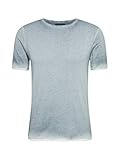 Ton-in-Ton-Nähte KEY LARGO Herren Shirt Ribery weiß L