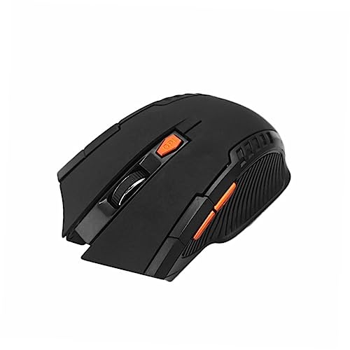 Ratón inalámbrico con botones ópticos y receptor USB para PC portátil y de escritorio