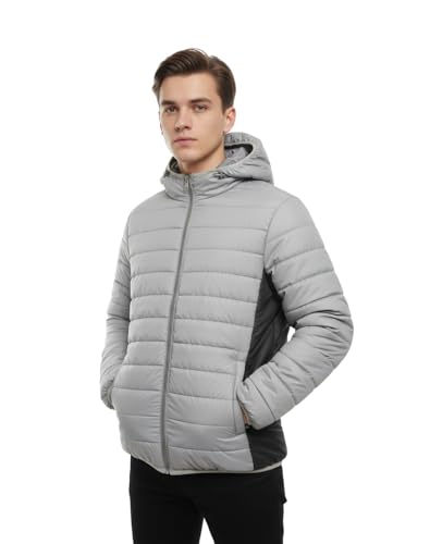 Image of FYLTR Mens Puffer Jacket|Contast Panel | Standard Length| Winter Jacket for Men | Jackets for Men Stylish | Jackets for Man | Perfect for Travel