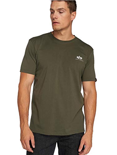 Preisvergleich Produktbild Alpha Industries Basic T Small Logo T-Shirt Oliv S