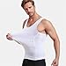 Selure Shaping Tank Men, Compression Shirt, Compression Shirt Men, Thermal CompressionShirt Tank Top (US, Alpha, Large, Regular, Regular, White*5)
