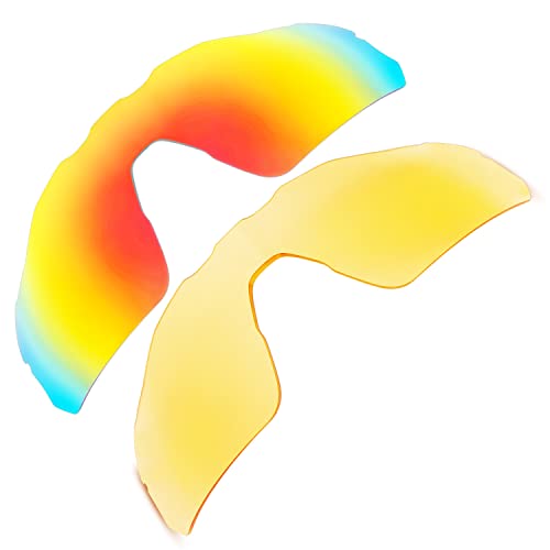 Lentilles de remplacement pour Oakley Radar EV Pitch contre l'éblouissement 2 paires