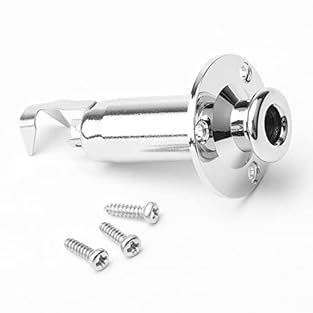 Brand New and Never Used 1/4" plugs end pin stereo out-put jack Perfect condition- great looks Has 3 total prongs Approx 55mm length