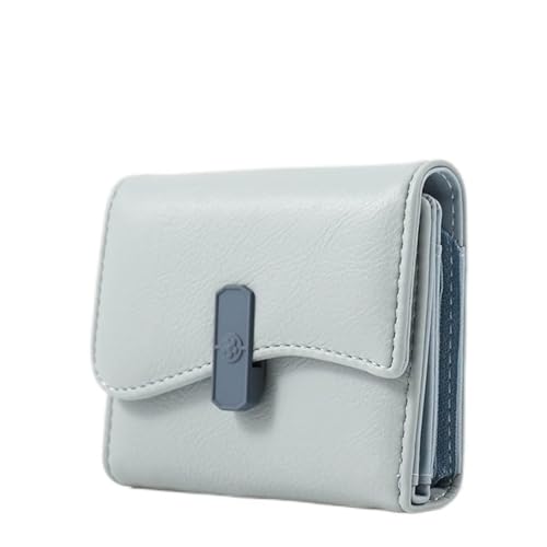 Purse Small Fresh Soft Leather Folding Coin Purse Women's Purse Card Bag Short