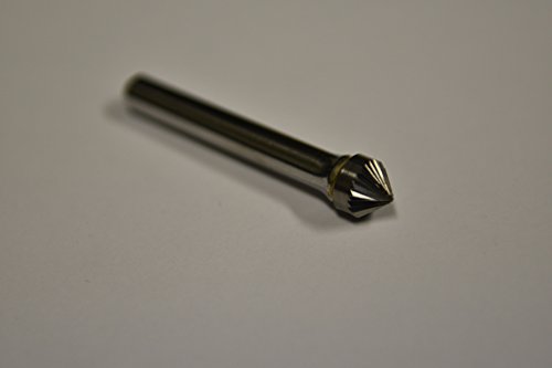 Fresa SK-3 de carburo de una sola pasada 3/8” x 3/16” vástago 1/4” miniatura 5