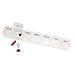 DMI 7-Day Pill Organizer Medication Planner with Braille Identification, Dishwasher Safe, Clear(Pack of 3)