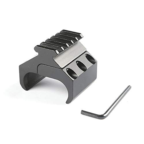 WQ-HUNTING, Doppelrohrgewehr Picatinny Rail Adapter für 20mm Weaver Dovetail Rail Mount Taktische Jagd Zweibein Taschenlampe Laser Sight Base Cover