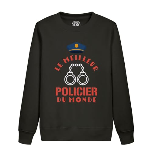Sweatshirt Enfant Le Meilleur Policier du Monde pour inspirer les futurs héros