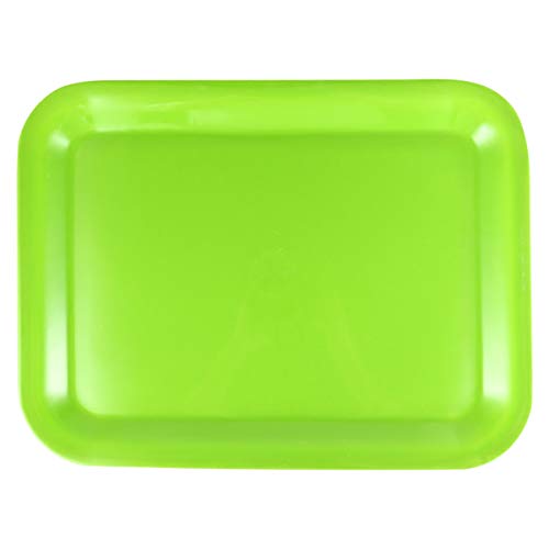 Doitool Appetizer Serving Tray Melamine Rectangular Fruit Platter Salad Steak Serving Plate Dish For Home Restaurant Green #TOP22