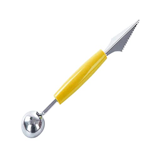 OFFSCH Double-ended Fruit Scooper Slicer in Stainless Steel Easy to Use Perfect for Balls Slices
