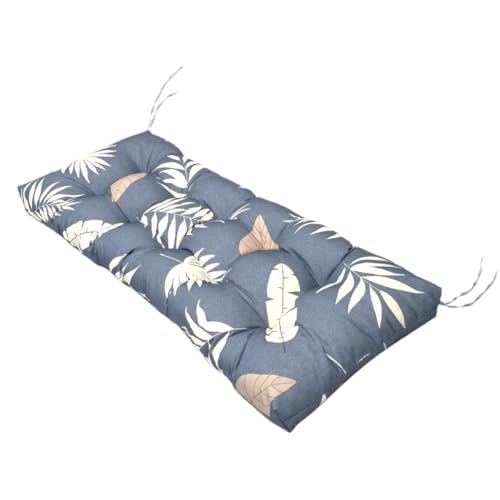Matelas pour banc de jardin 2 places antidérapant et coussin de balancelle imperméable robuste