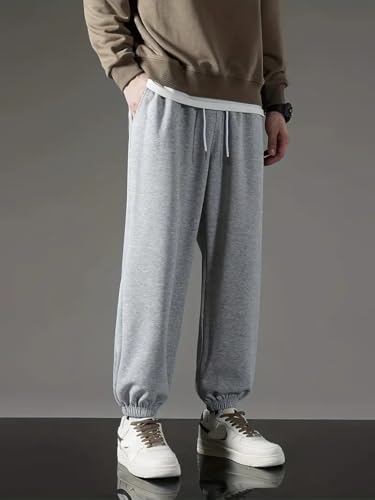 Image of dockstreet Mens Baggy fit Jogger /Sweatpants /Gym Gear, Trouser, Loose Home Relaxed Pants