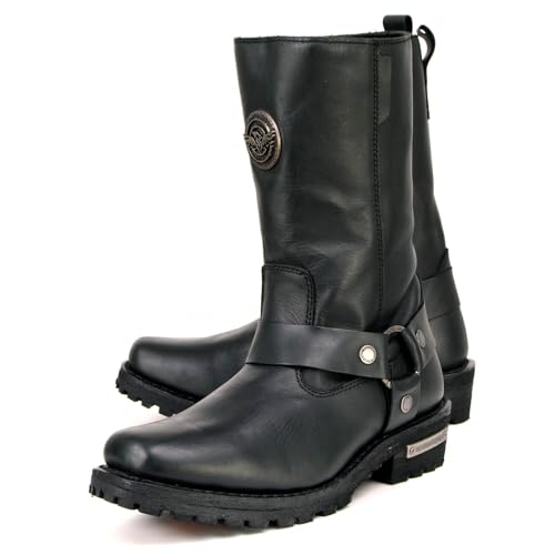 Image of Milwaukee Leather Women's Premium Leather Motorcycle Harness Boots Collection MBL - 11
