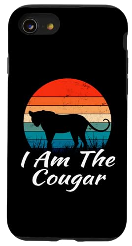 I Am The Cougar Funny Gen X Divorcee �����f�[�g���g�� �X�}�z�P�[�X iPhone SE (2020) / 7 / 8 �p