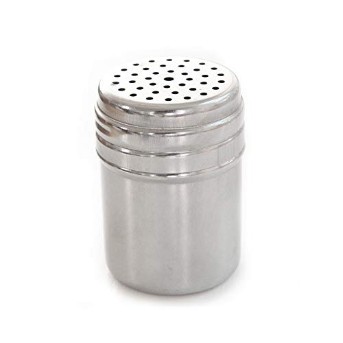 2x Toruiwa Saupoudreuse à Epices Cacao Sel Poivre Sucre Farine Stockage Bouteille en Acier Inoxydable