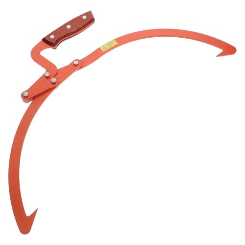 PENIKOKO Robuste Holzheberzange aus Eisenlegierung mit Rutschfestem Griff Baumstammtrageklaue Holzhebegreifer für Holztransport und Brennholzheben