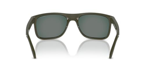 ARNETTE Man Sunglasses Dark Blue Frame, Dark Grey Mirror Water Polar Lenses, 56MM4