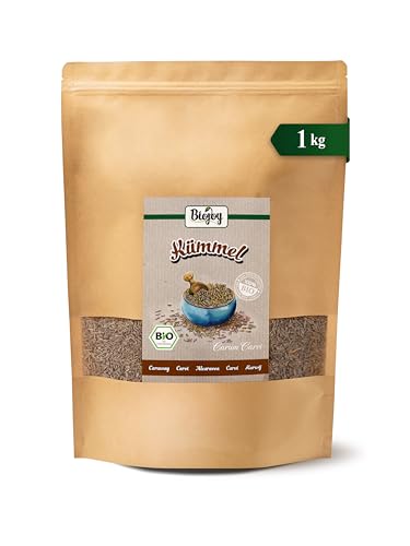 Biojoy Semillas de Alcaravea BÍO (1 kg), enteras y secas, para el té y infusión (Carum Carvi)