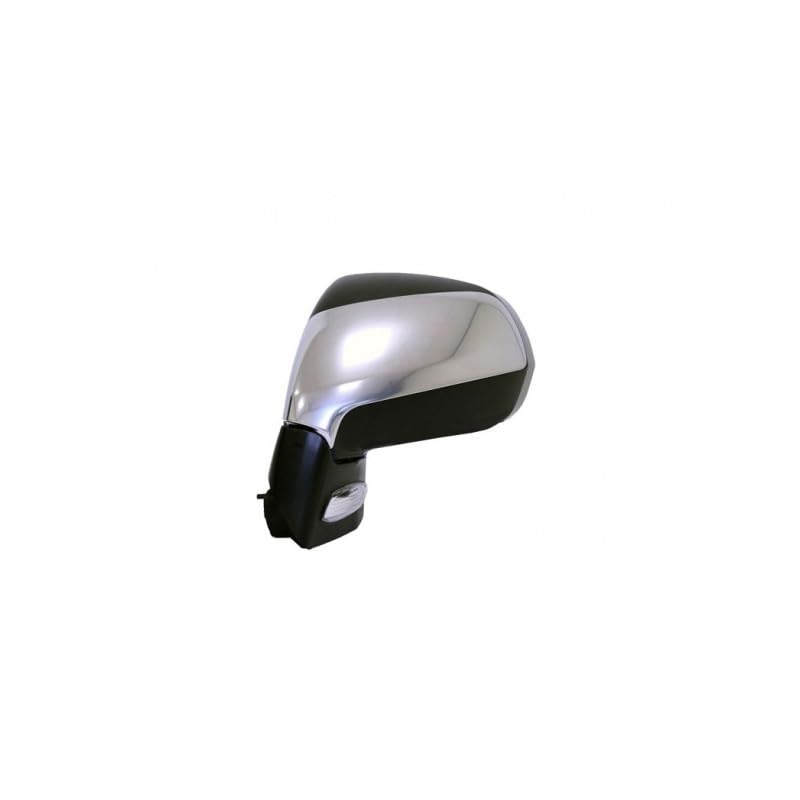 Rétroviseur rabattable électriquement gauche chromé chauffant compatible avec Peugeot 3008 2009-2016