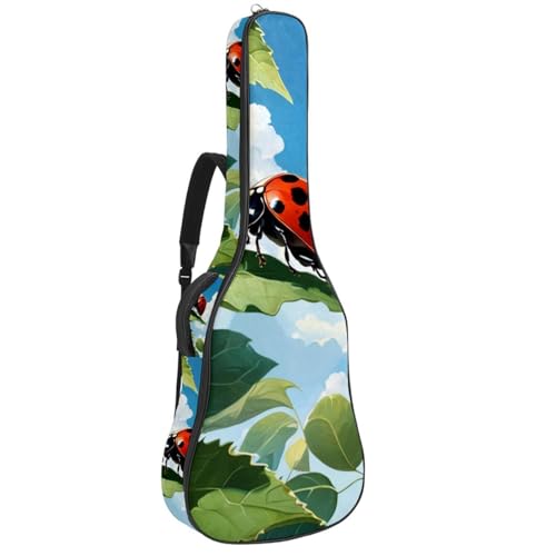 Housse de guitare acoustique imperméable pour éviter les rayures sac antichoc jolie coccinelle