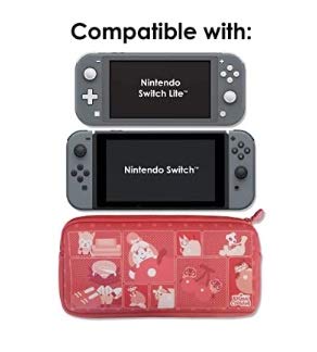 Controller Gear Protective Portable Neoprene Travel Carry Case Compatible with Nintendo Switch and Switch Lite - Animal Crossing - Quilted Tone. - Nintendo Switch