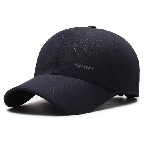 Image of Quick Dry Fit Baseball Cap - Water Repellent Sun Hat for Fishing, Running, Hiking, Golf, Surfing, Sailing, Boating