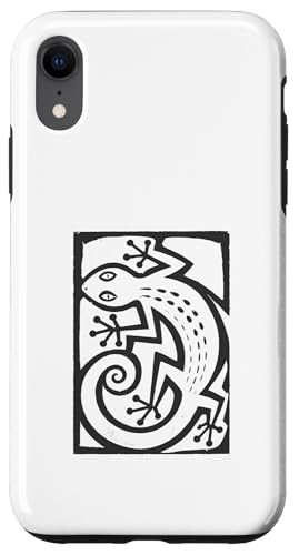 Gecko ���m�J�b�g�X�^�C�� �~�j�}���X�g �A�j�}���A�[�g �X�}�z�P�[�X iPhone XR �p