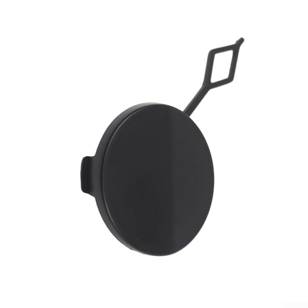 Zoegneer Cache de crochet de remorquage arrière pour 208 2012-2019 - Insert de pare-chocs en plastique noir de rechange OEM 1607255580 PG3261286 - Installation encliquetable