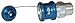 Dixon R-CN-P 1/2" Teal FNPT, R-Series Coolant Nozzle with Plug, 0.5" ID, Anodized Aluminum