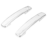 EAG 05-12 Nissan Frontier/05-15 Nissan Xterra/05-12 Nissan Pathfinder 2 Door Handle Cover Triple Chrome Plated ABS without Passenger Keyhole (64-0400)
