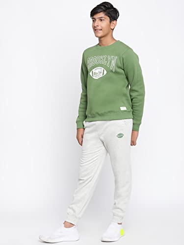 Image of Li'l Tomatoes Boys Fleece Winter Tracksuit Set | Full Sleeve Sweatshirt & Track Pant | Soft & Warm | 7-16 Years